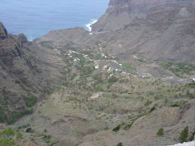 Mirador Ermita del Santo in Arure; Blick nach Taguluche