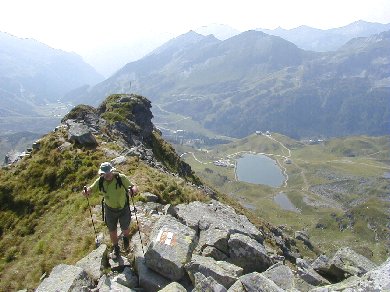 Seekarspitze 2350m - Ankunft Christian